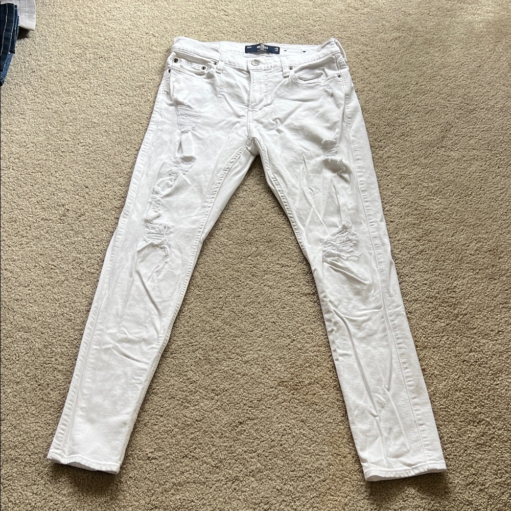 Hollister man White Skinny Jeans